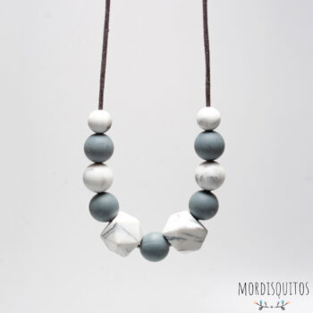 Collar Gris y Mármol