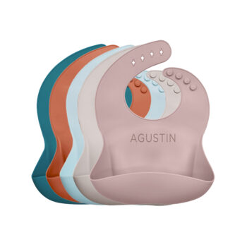 Babero de silicona personalizable