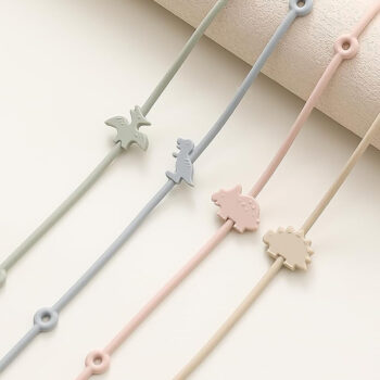 Correa de silicona anti pérdida dinosaurios