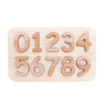 Rompecabezas de madera Números