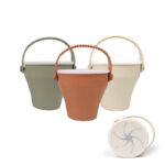 Taza de snacks plegable de silicona