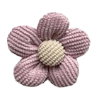 Flor rosa viejo y beige