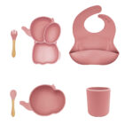 plato-bowl-elefante-cubiertos-babero-vaso-simple-rosa-viejo